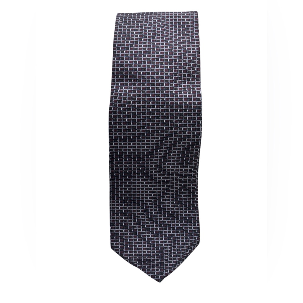 Jz Richards Elegant Purple, Black, And Gold Mens Tie